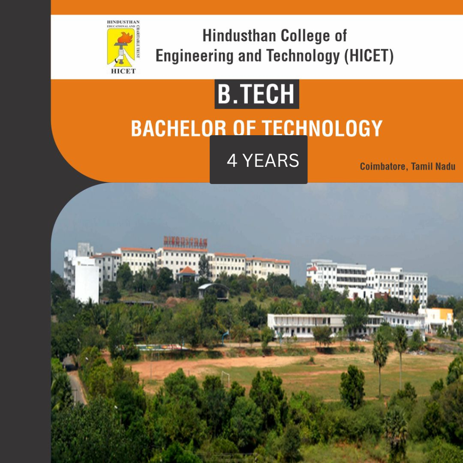 Bachelor of Technology [B.Tech] at Hindusthan College of Engineering And Technology, Coimbatore